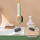 Laundry Brush with Built-In Liquid Dispenser